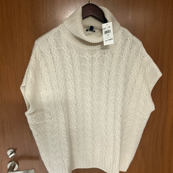 Splendid Cable Knit Turtleneck Sweater - Picture 3 of 5